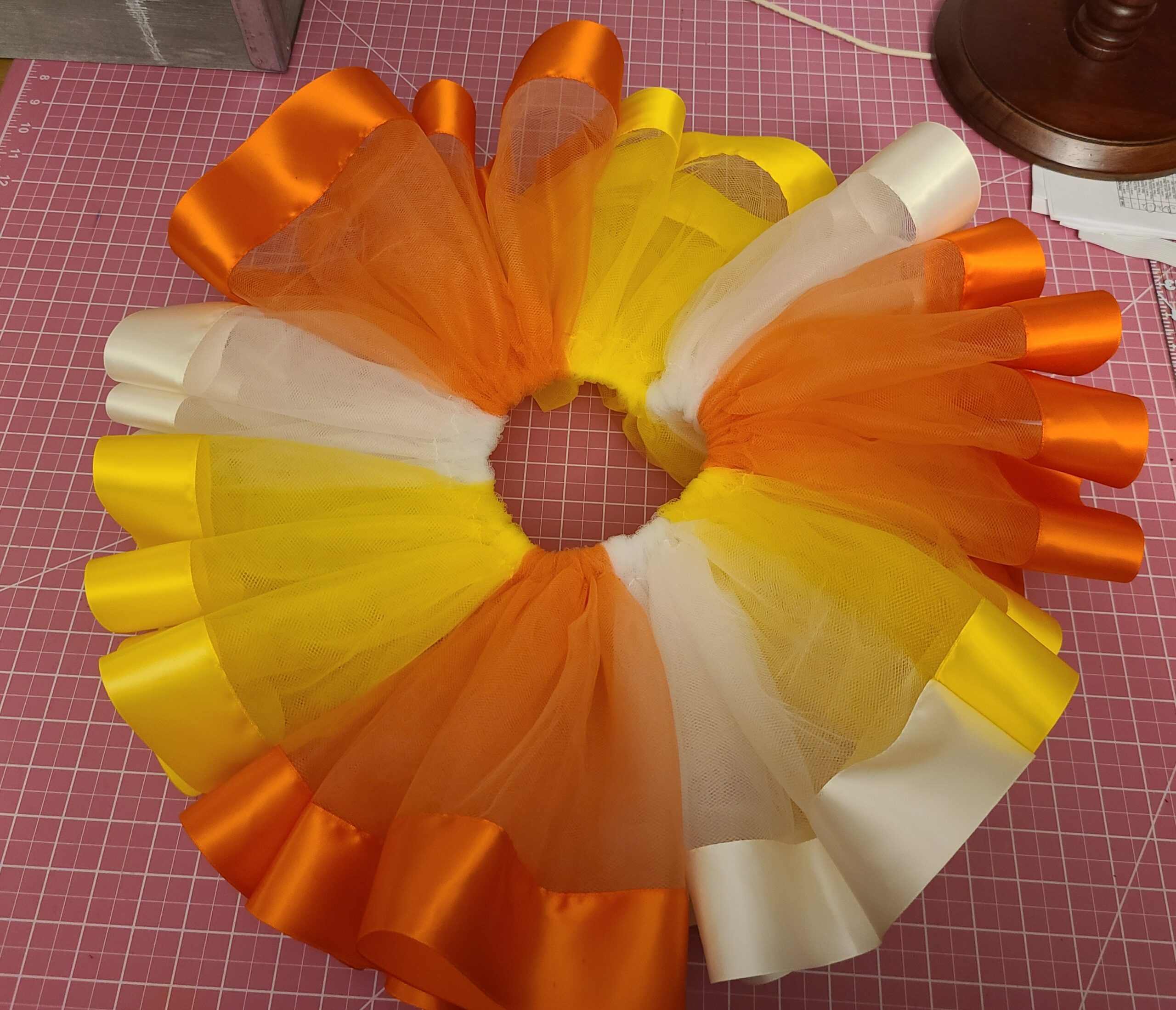 Candy Corn Tutu Set