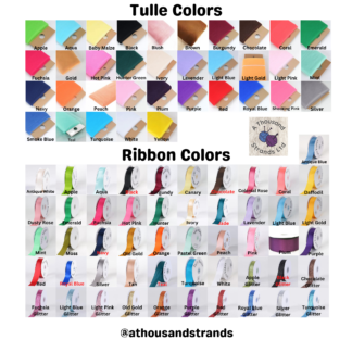 Custom Ribbon Trimmed Tutu