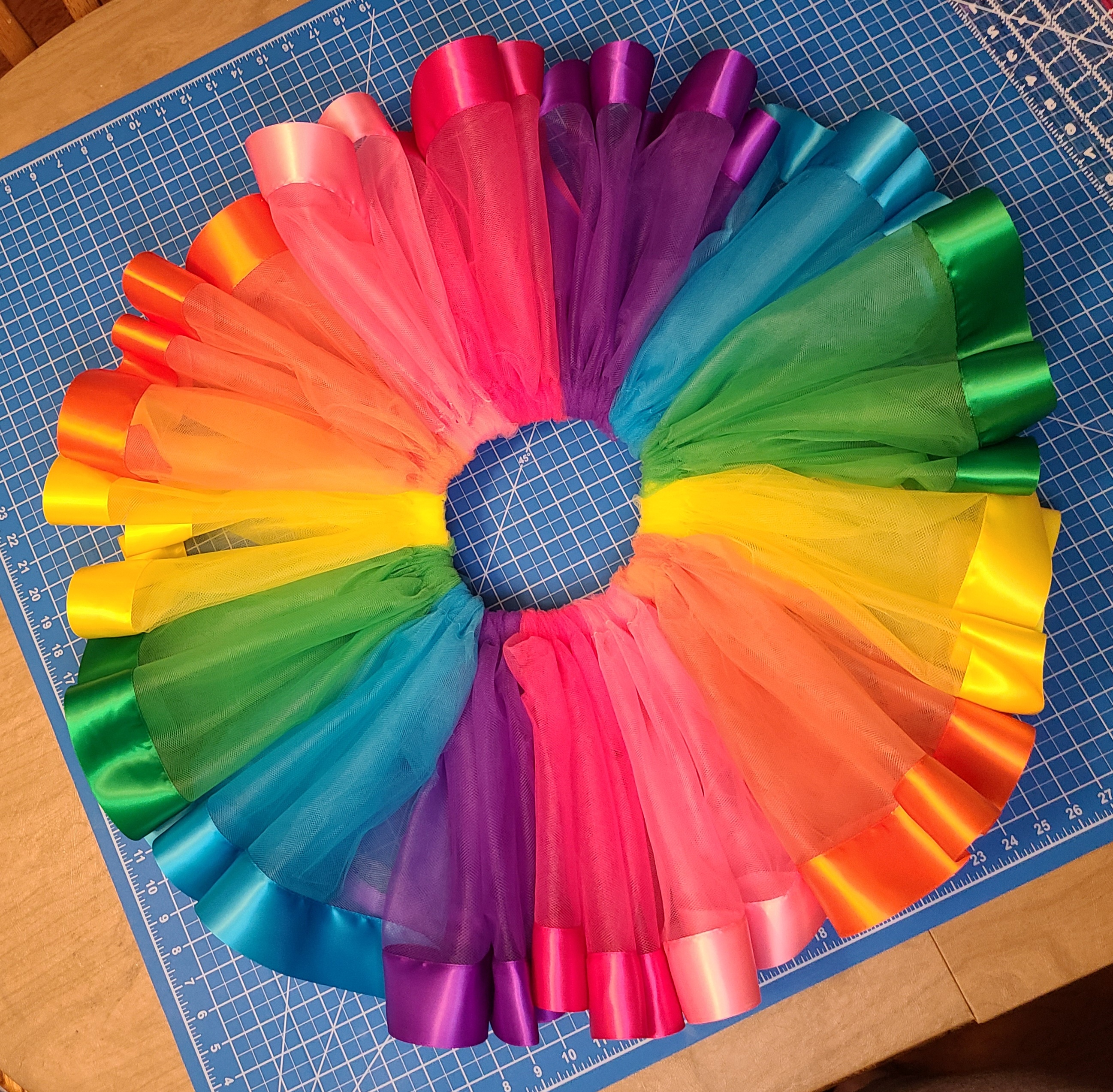 Custom RIbbon Trimmed Tutu Adult Sizes